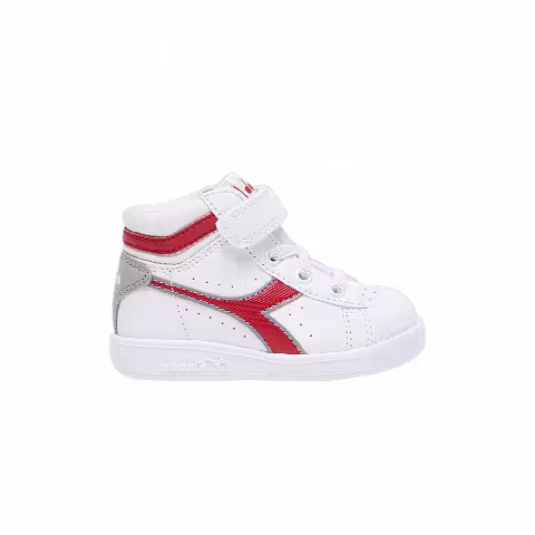 Diadora Game P High Toddler 'White Tango Red'