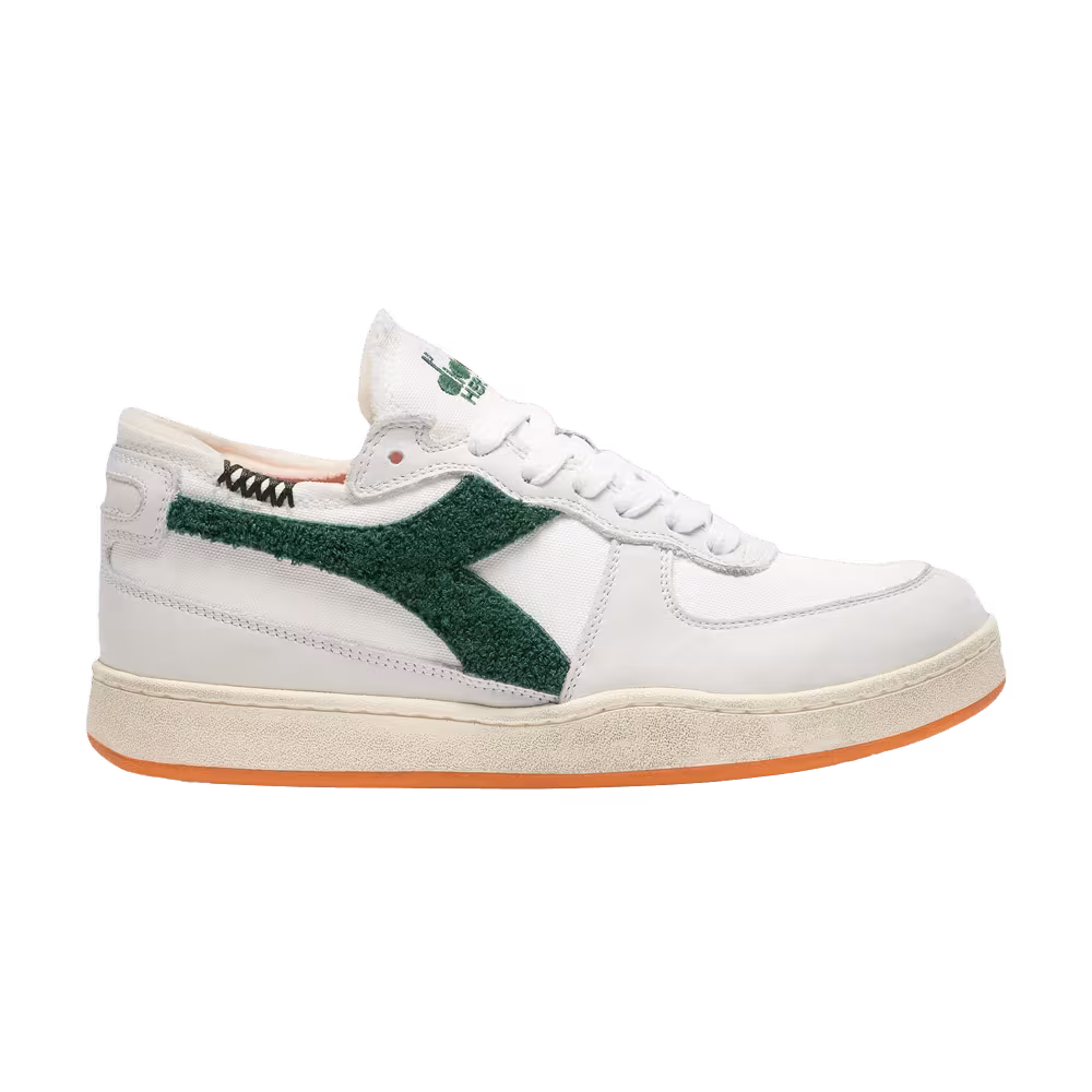 Diadora Mi Basket Row Cut Terry White Eden