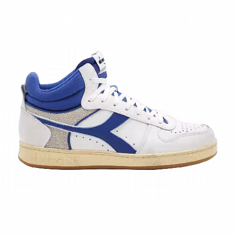 Diadora Magic Basket Demi Cut Icona 'White Blue Cobalt'