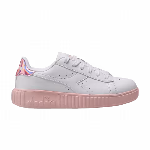 Diadora Game Step Big Kid 'White Pink Peachskin'