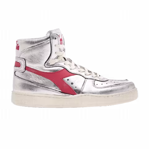 Diadora Wmns Mi Basket High 'Used - Silver Red'