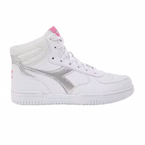 Diadora Raptor Mid Kids 'White Silver'