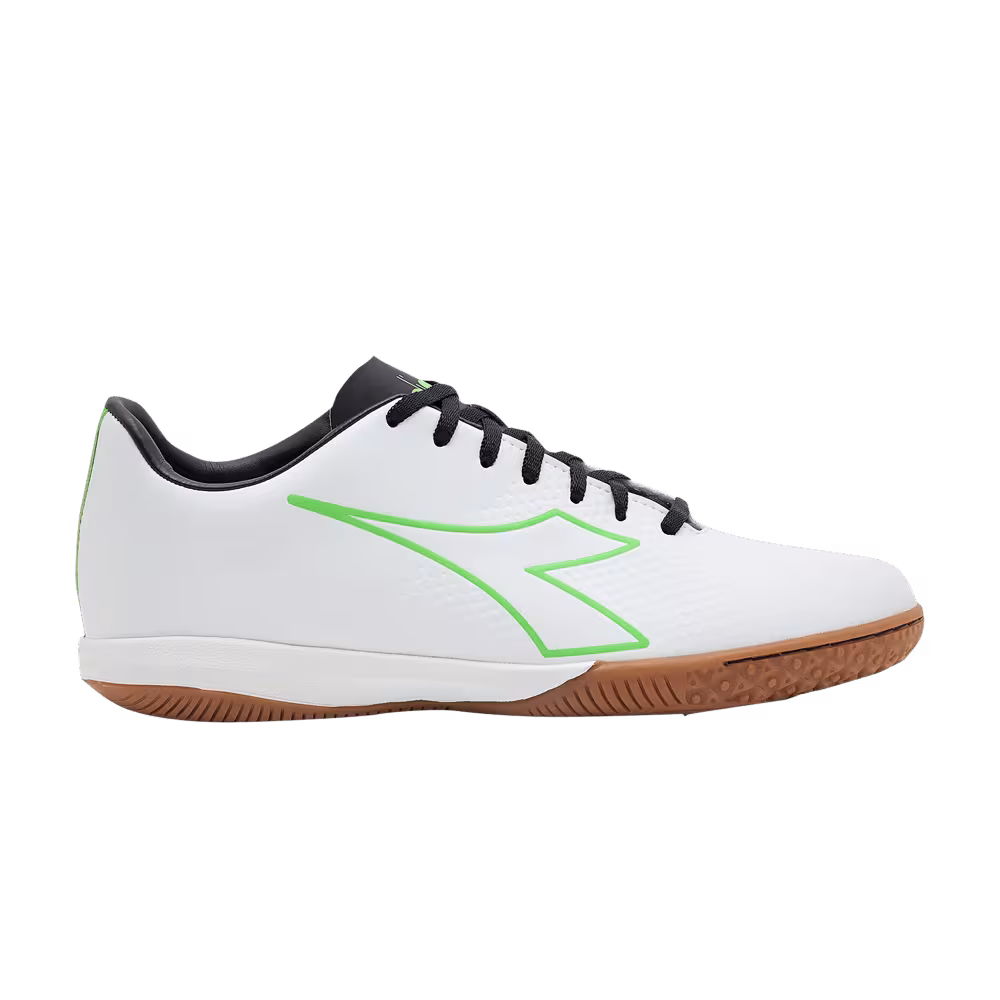Diadora Pichichi 4 Indoor White Green Fluo