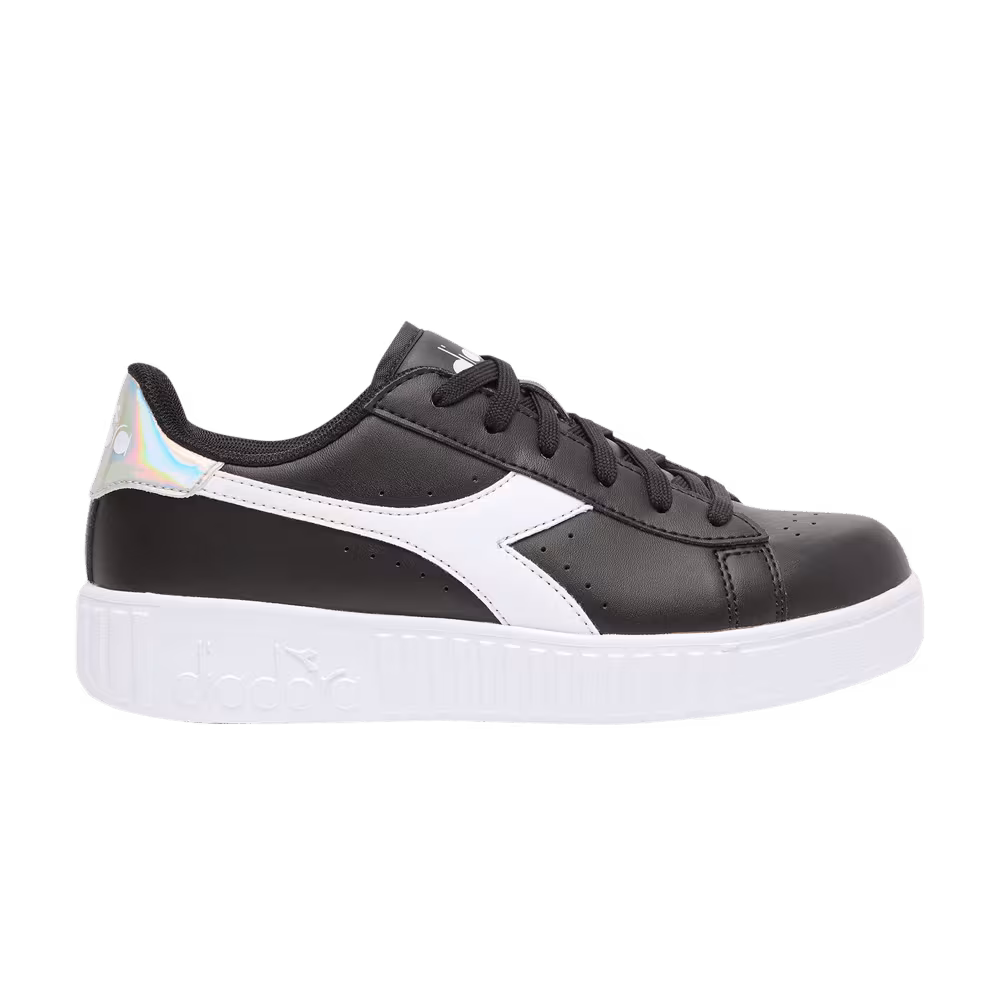 Diadora Game Step Big Kid Black White