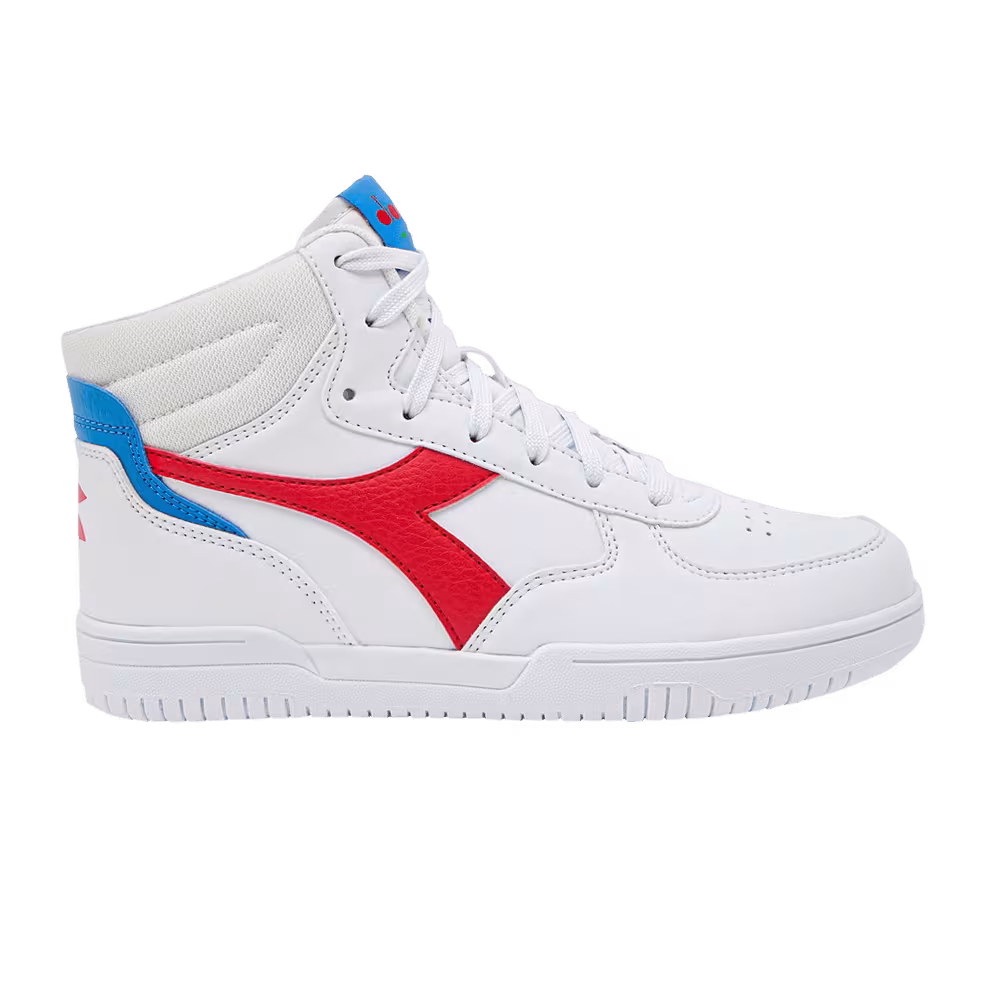 Diadora Raptor Mid Kids White Tomato Red