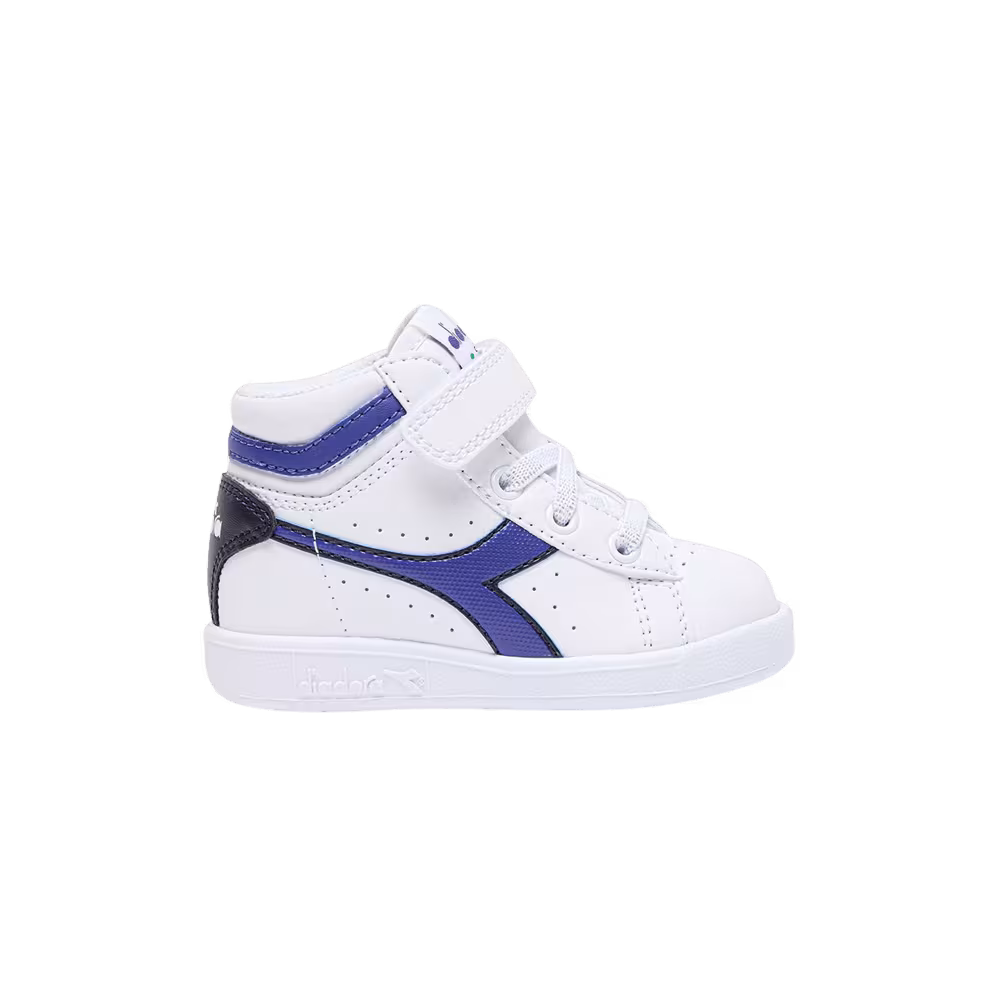 Diadora Game P High Toddler White Peacoat