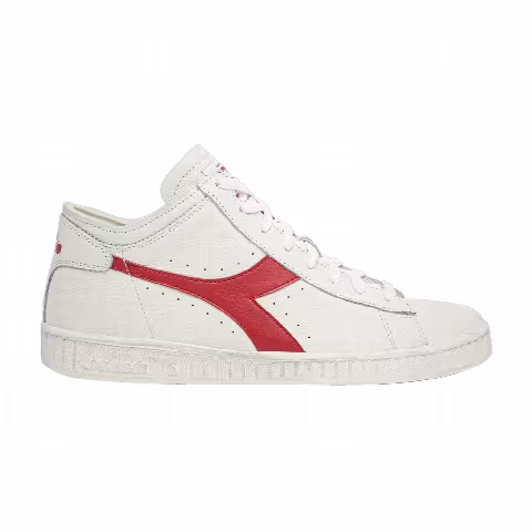 Diadora Game L Waxed Row Cut 'White Red Pepper'