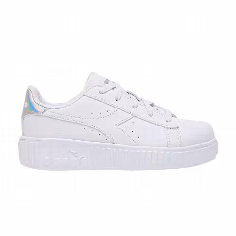 Diadora Game Step Little Kid 'White Silver'