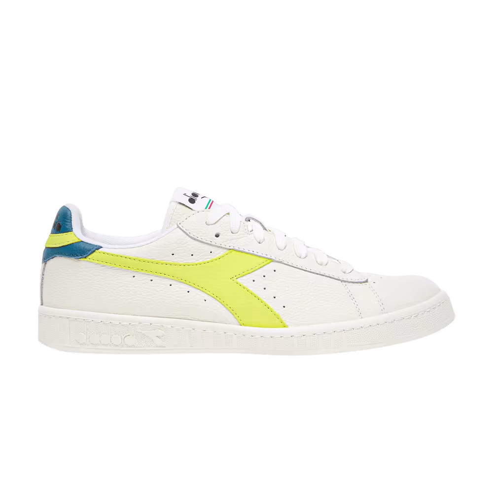 Diadora Game L Low White Sulphur Green