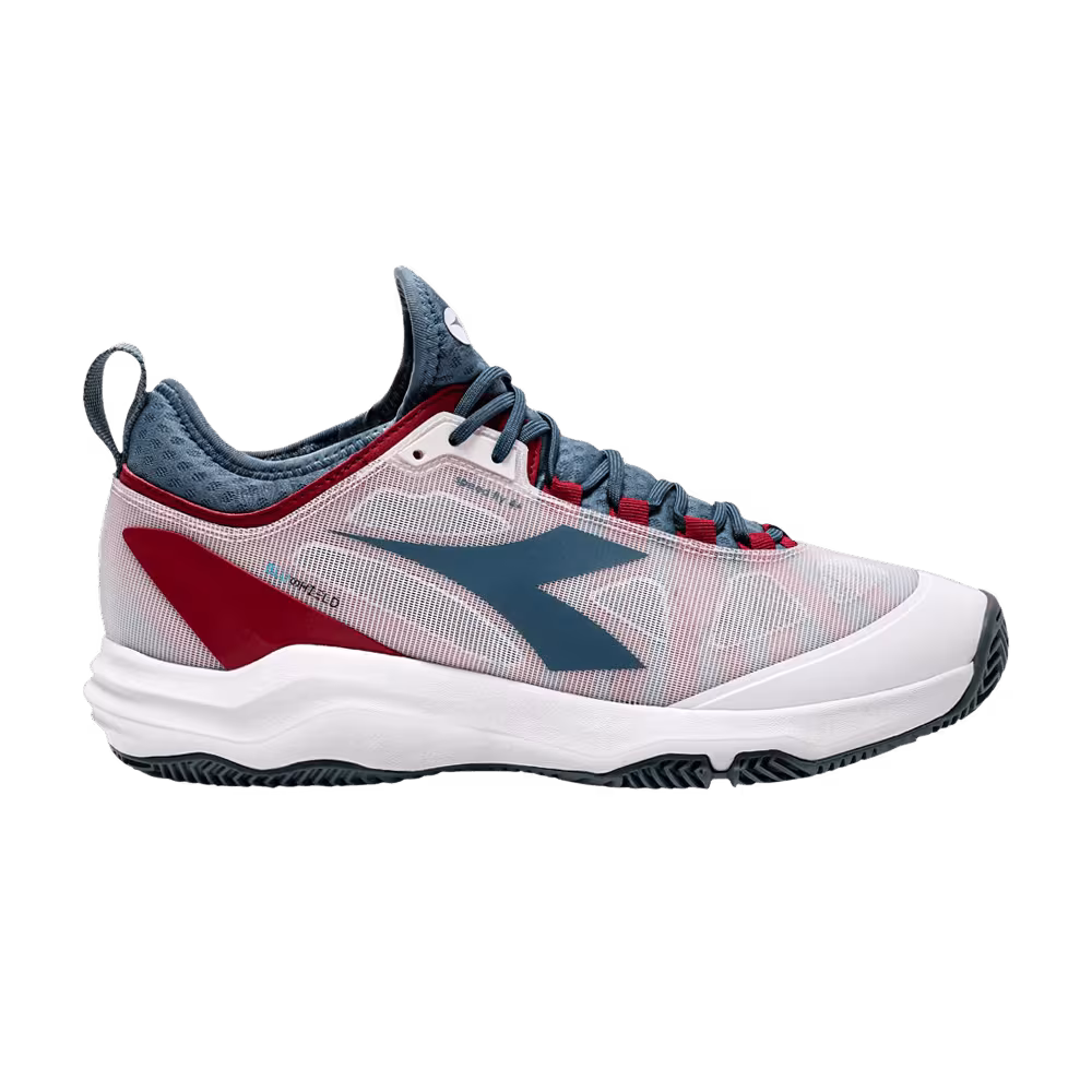Diadora Speed Blushield Fly 4+ Clay White Oceanview Salsa