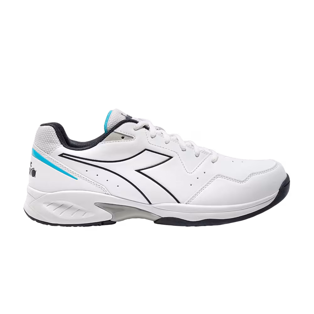 Diadora Volee 6 White Blue Corsair