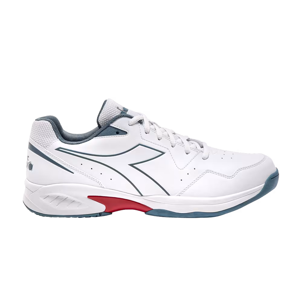 Diadora Volee 6 White Oceanview Salsa
