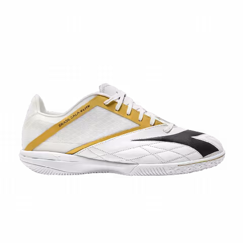 Diadora Brasil Sala Elite ID 'White Black Metallic Gold'