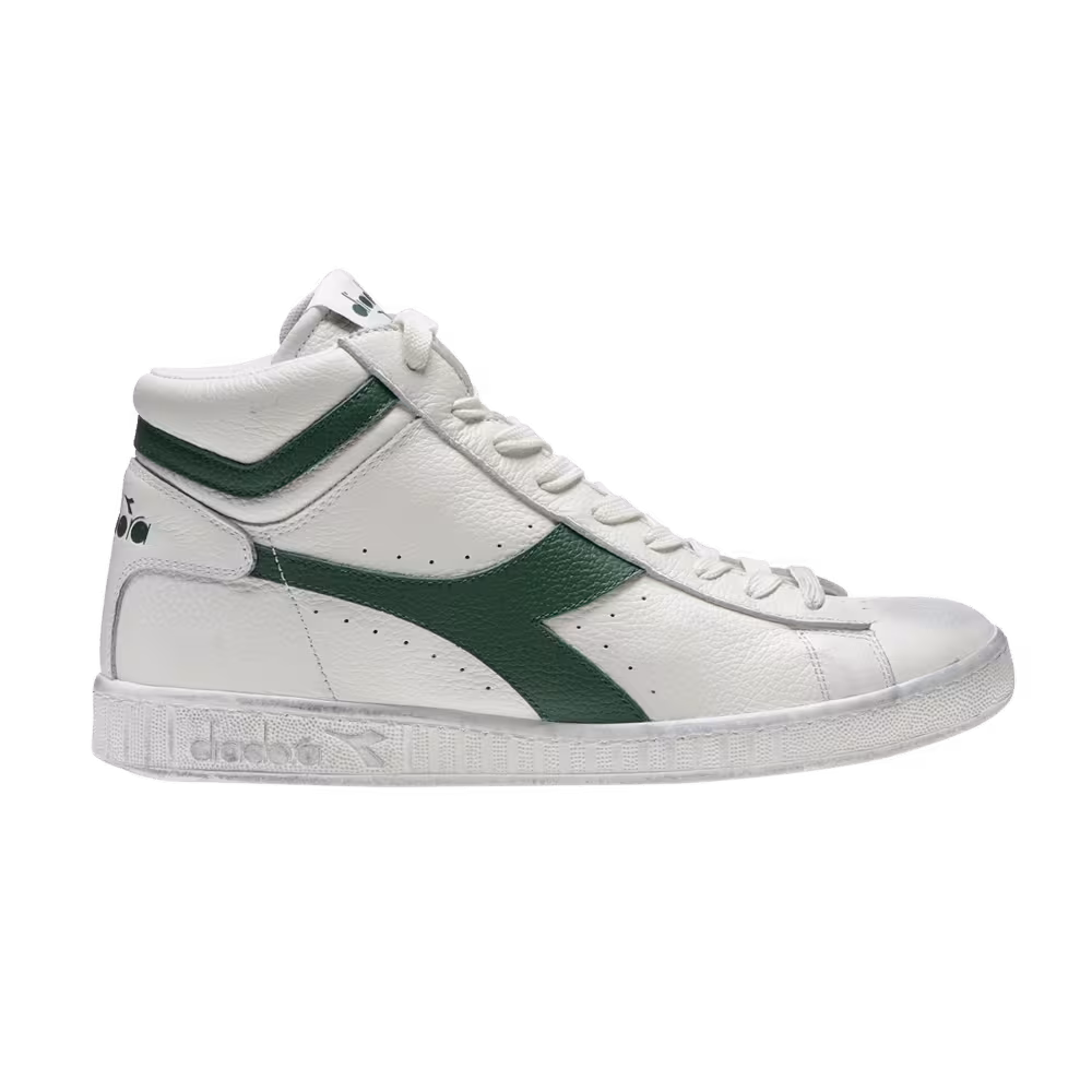 Diadora Game L High Waxed White Fogliage