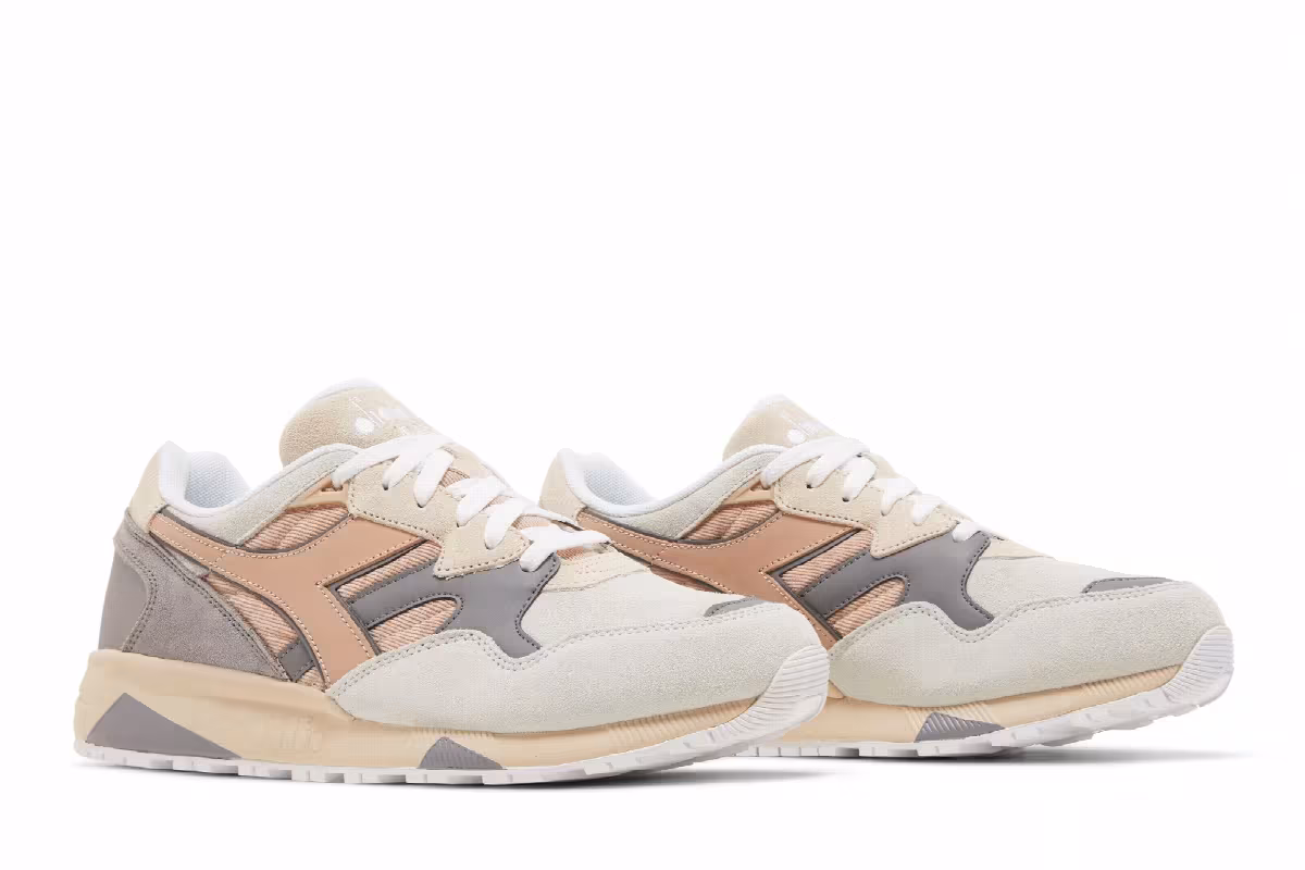 Diadora N9002 Mute White Rugby Tan, view 9