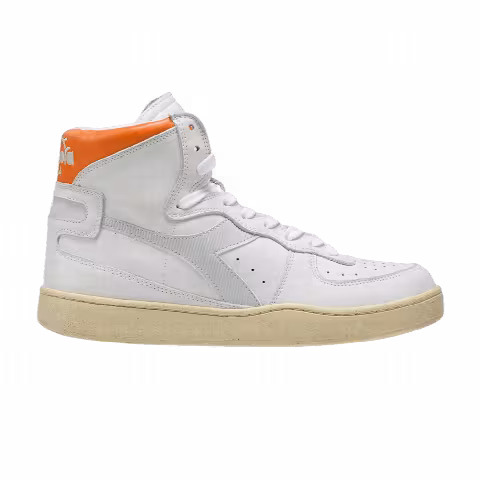 Diadora Mi Basket Used 'White Persimmon Orange'