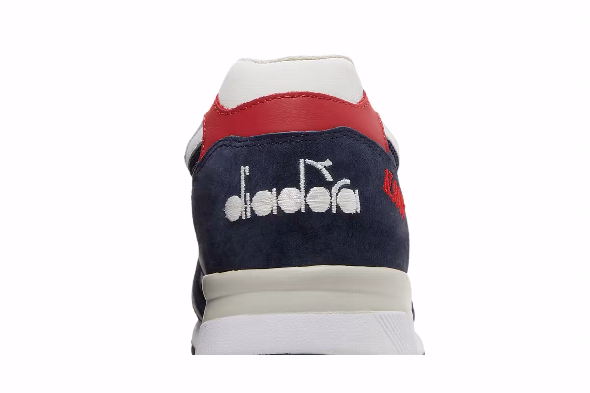 Diadora N9000 Made in Italy Insignia Blue Red, view 8