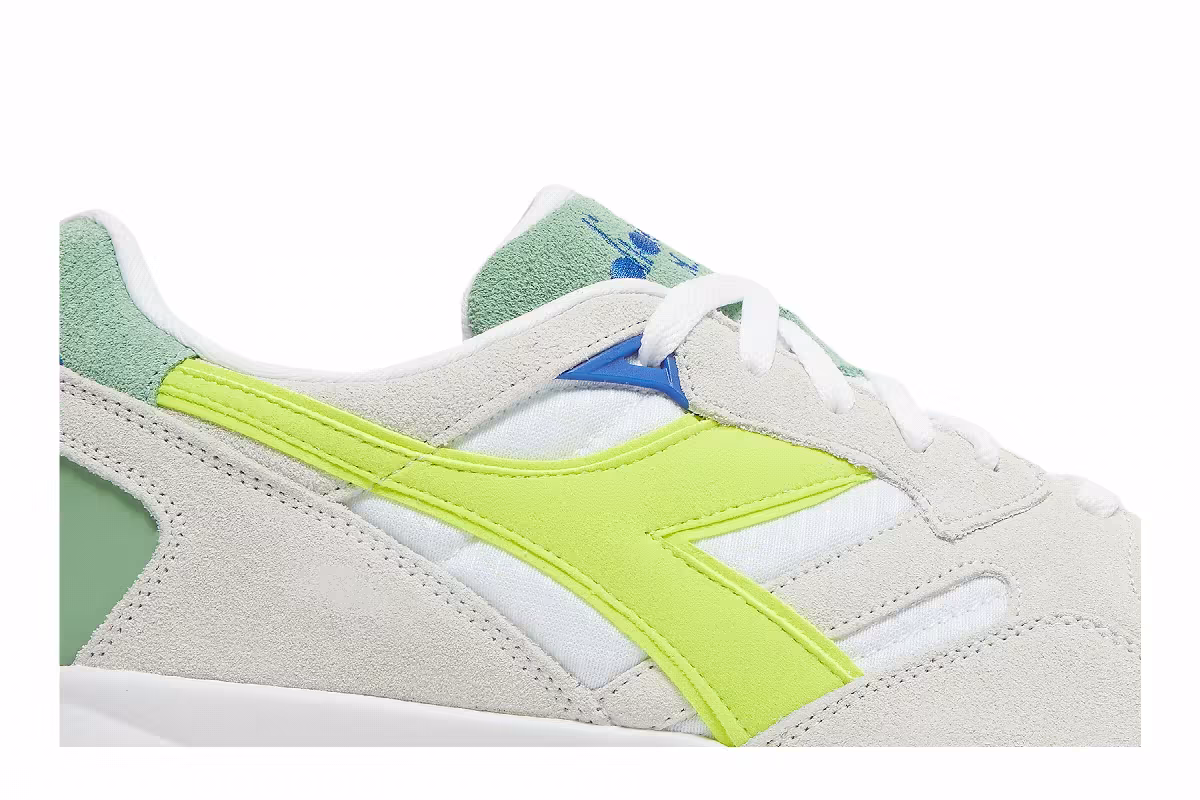 Diadora N9002 Ball White Acid Green, view 3