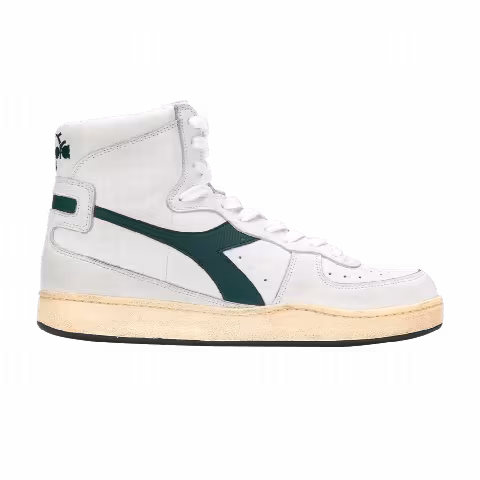 Diadora Mi Basket Used 'White Ever Globe Green'