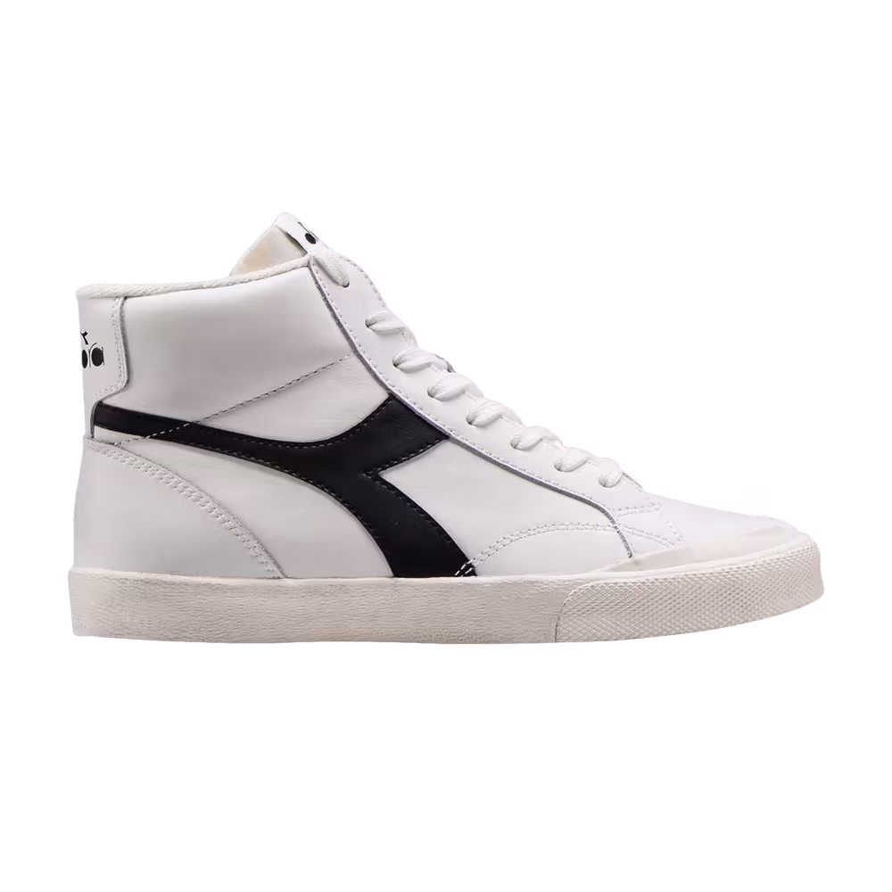 Diadora Melody Mid Leather White Black