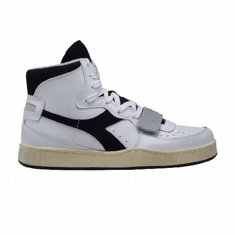 Diadora Mi Basket Used 'White Black'