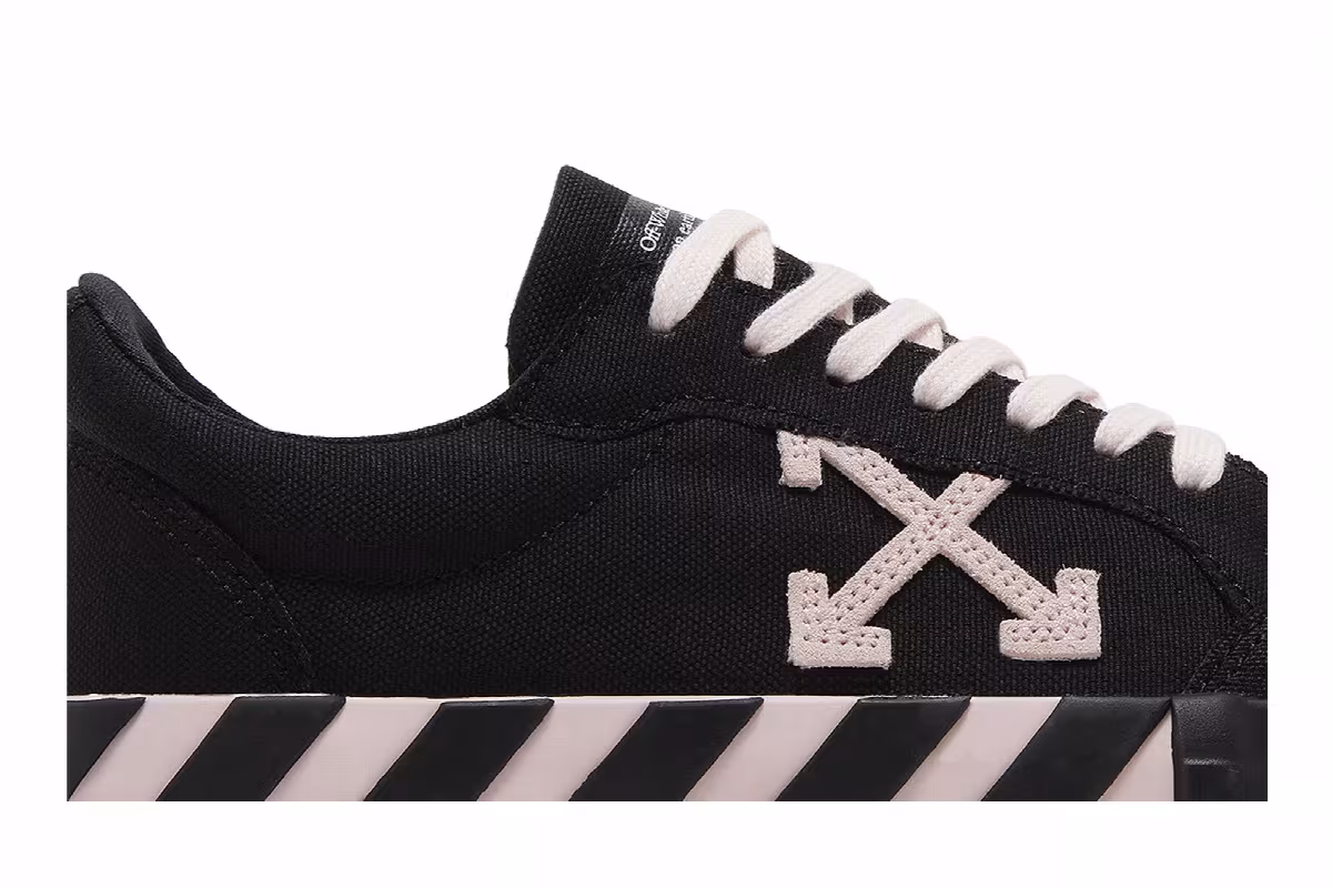 Off-White Women's Vulc Sneaker Black Pink, view 3