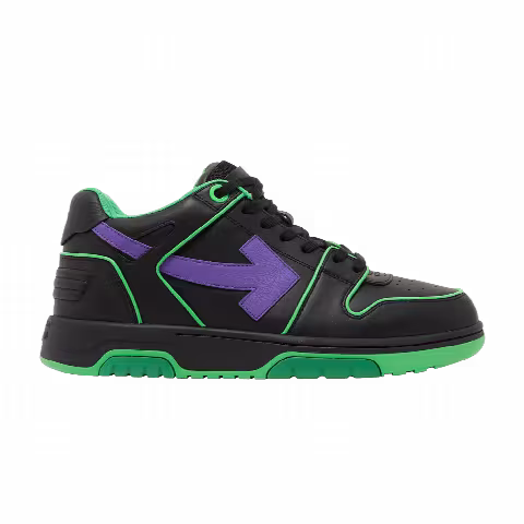 Off-White Out of Office 'Outlined - Purple Fluo Green'