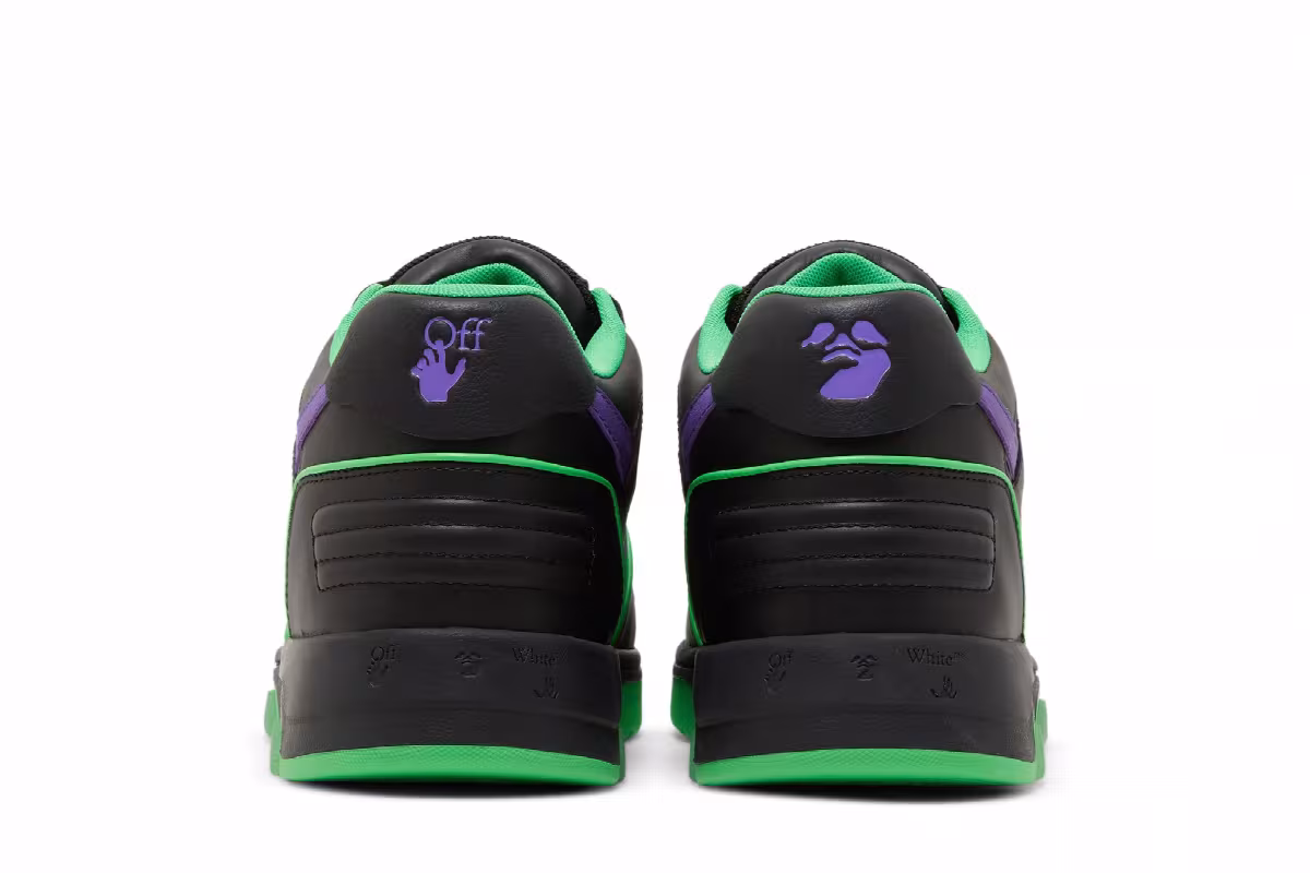 Off-White Out of Office Outlined - Purple Fluo Green, view 7