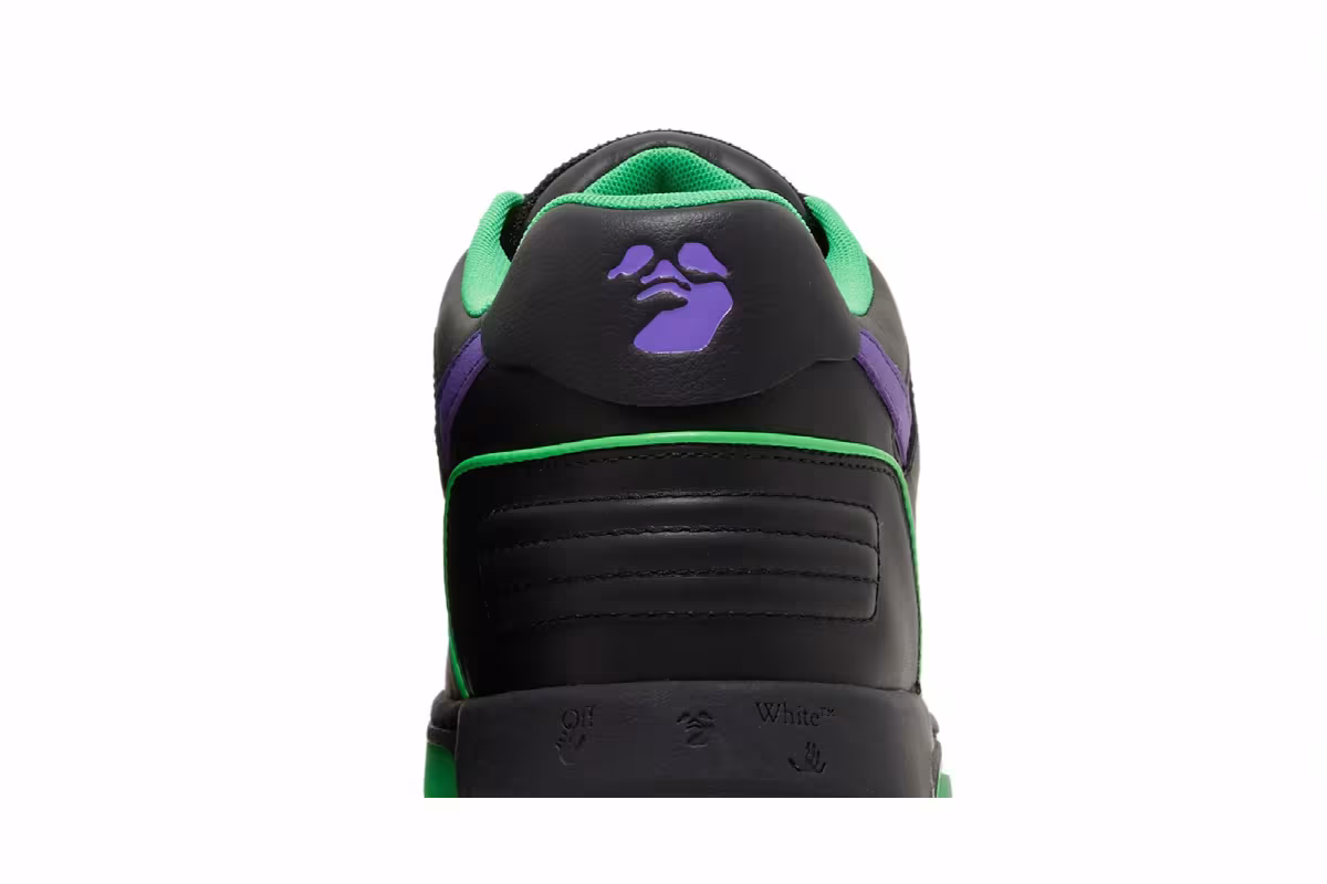 Off-White Out of Office Outlined - Purple Fluo Green, view 8
