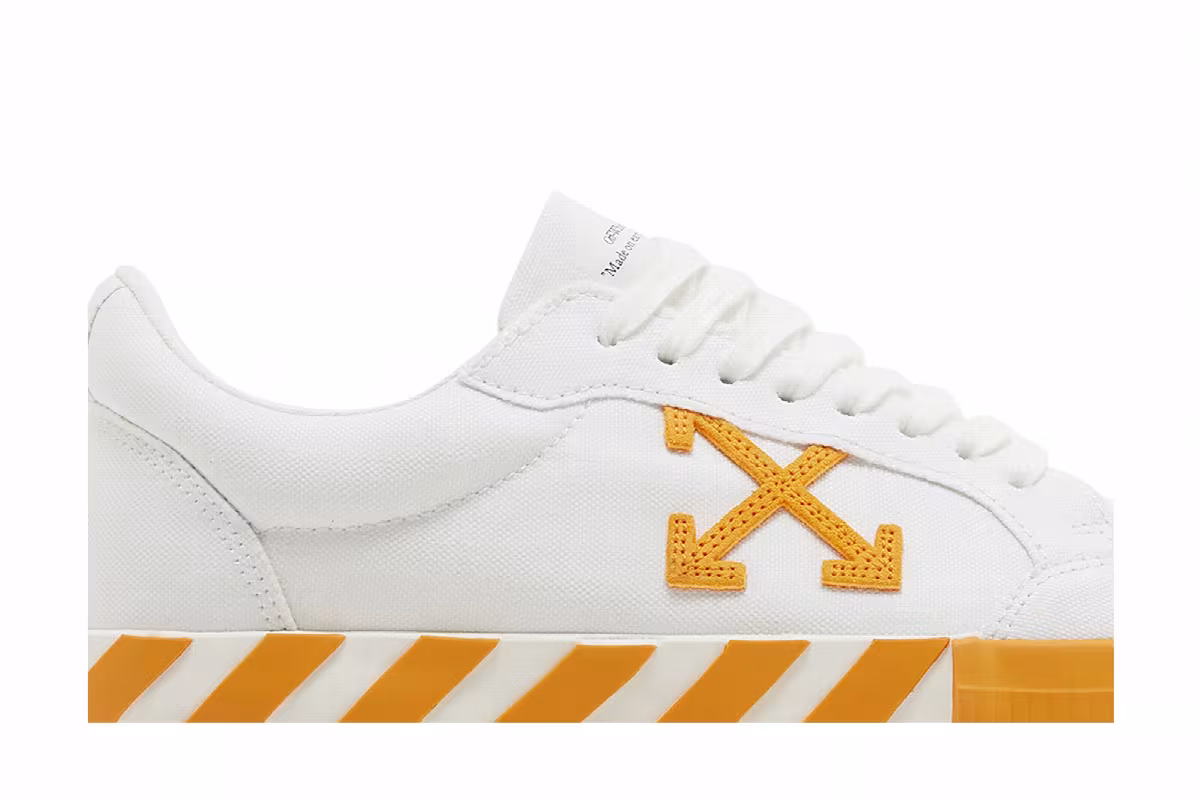 Off-White Vulc Sneaker White Orange, view 3