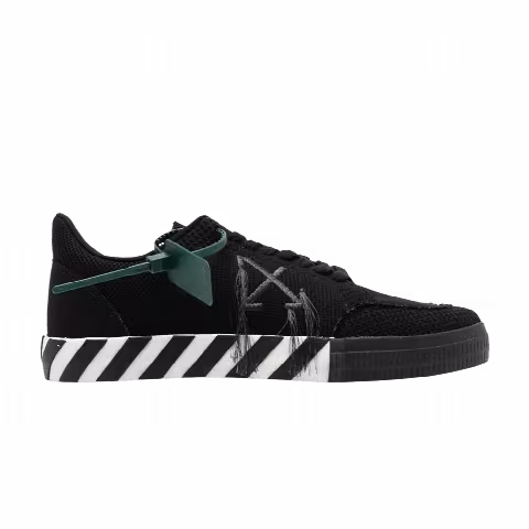 Off-White Vulc Sneaker 'Black White Frayed'