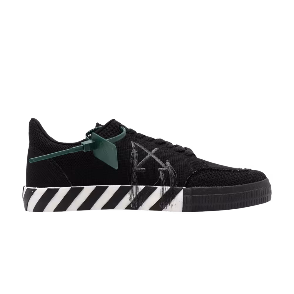 Off-White Vulc Sneaker Black White Frayed