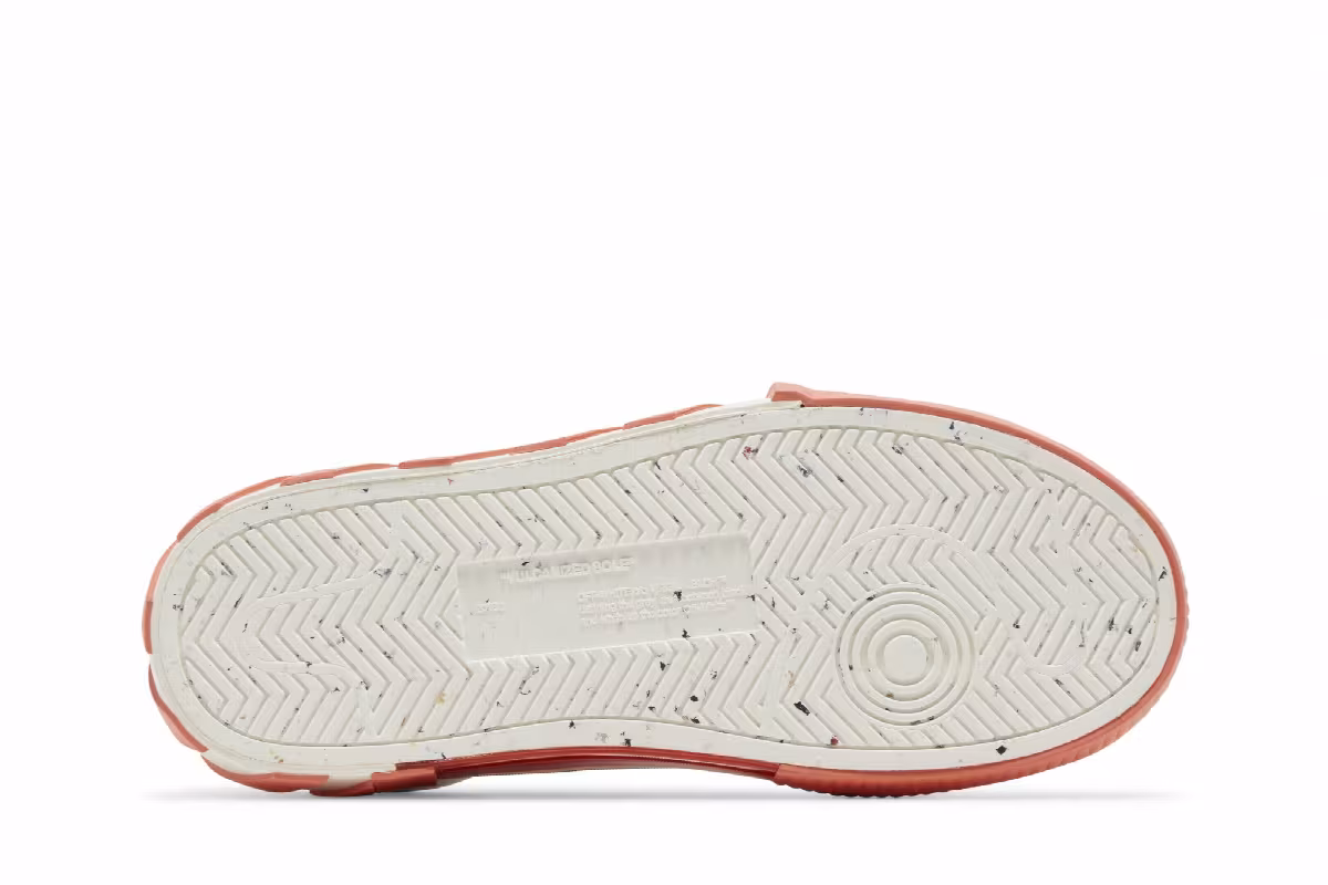 Off-White Women's Vulc Sneaker Low White Coral, view 5