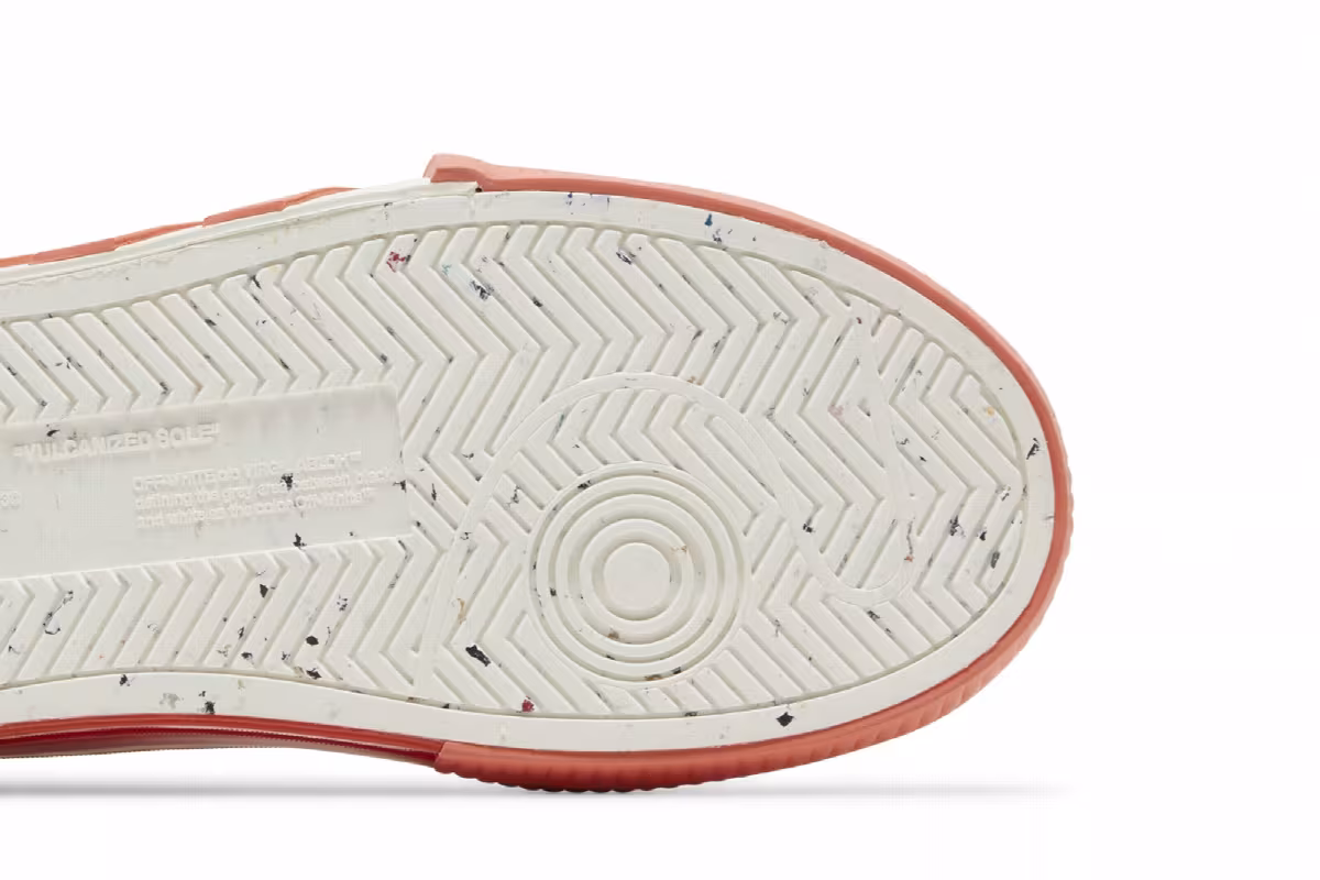 Off-White Women's Vulc Sneaker Low White Coral, view 6