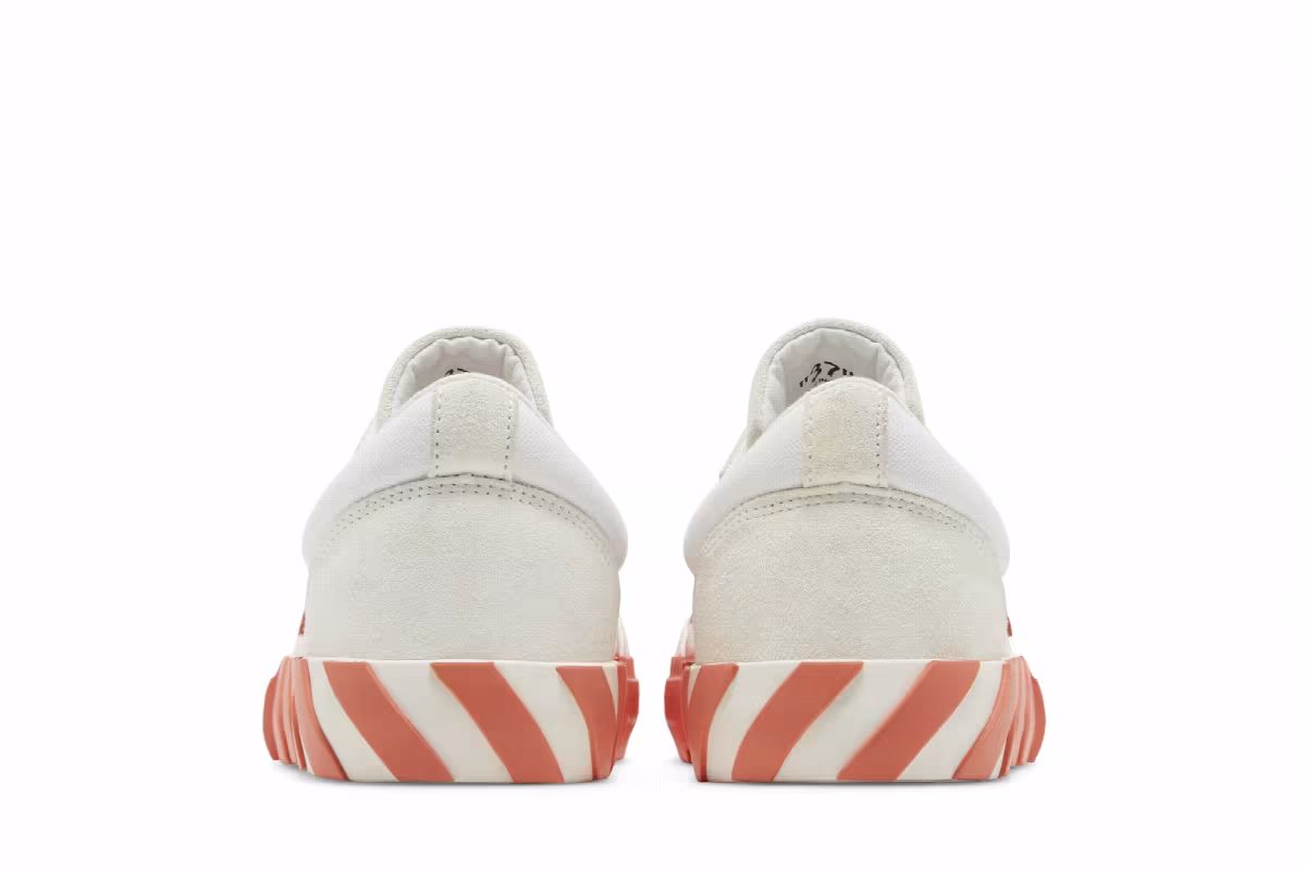 Off-White Women's Vulc Sneaker Low White Coral, view 7