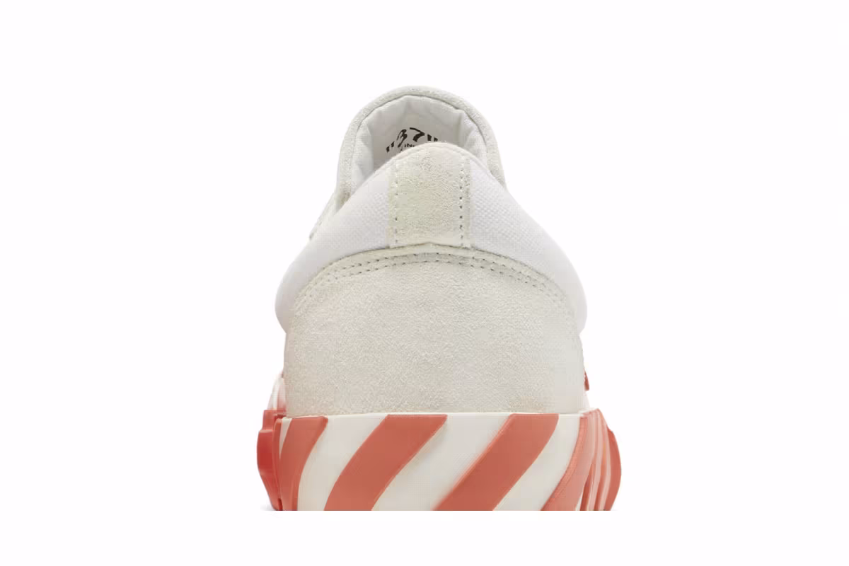 Off-White Women's Vulc Sneaker Low White Coral, view 8