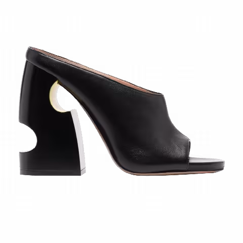 Off-White Wmns Pop Meteor Block Thong Mule 'Black'