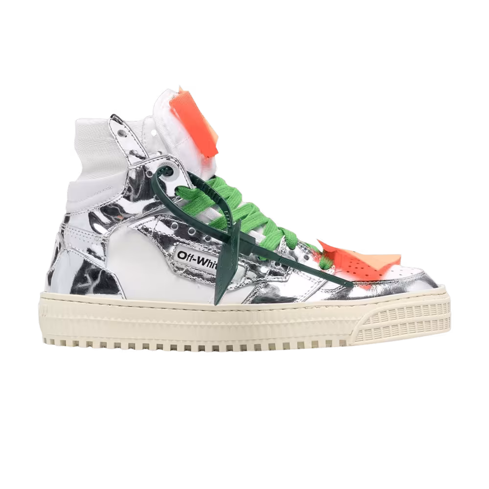 Off-White Women's Off-Court 3.0 High White Metallic Silver
