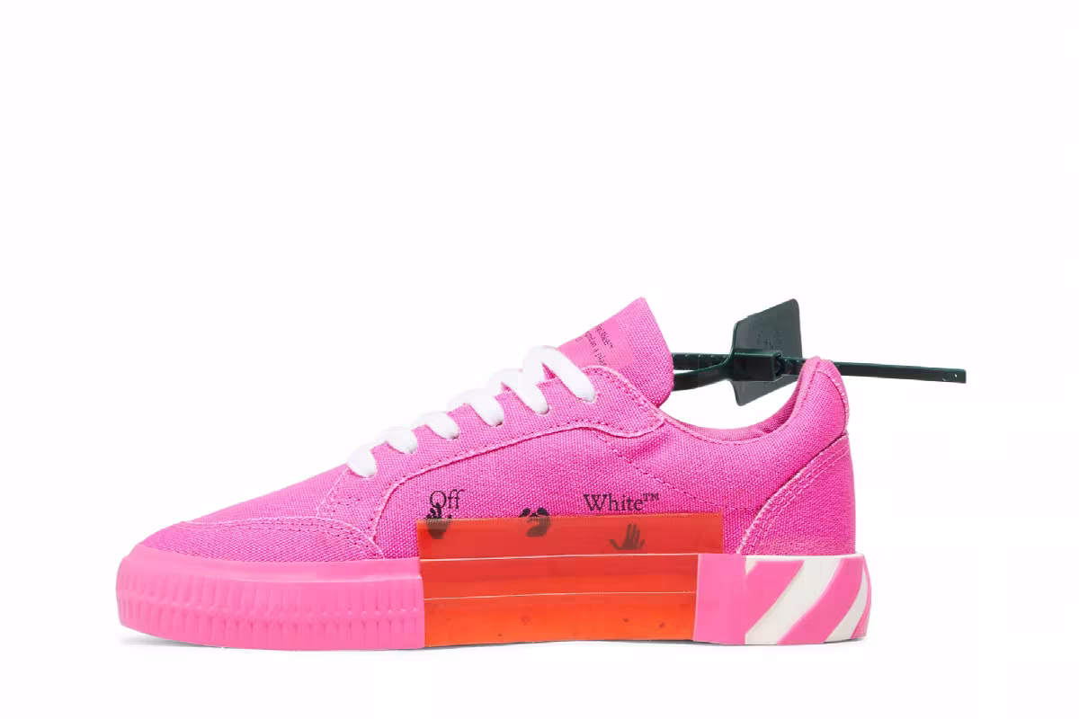 Off-White Women's Vulc Sneaker Fuchsia, view 4