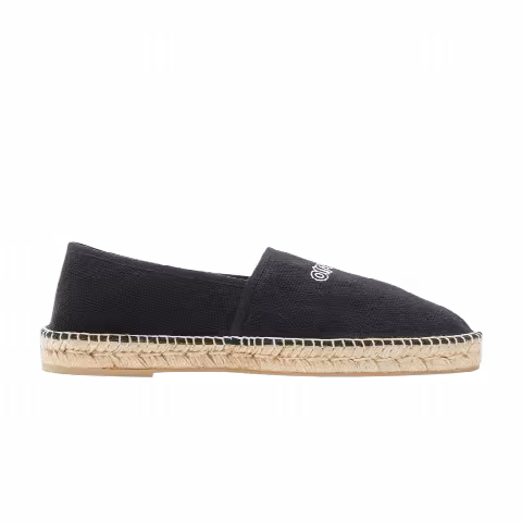 Off-White Canvas Espadrilles 'Black'