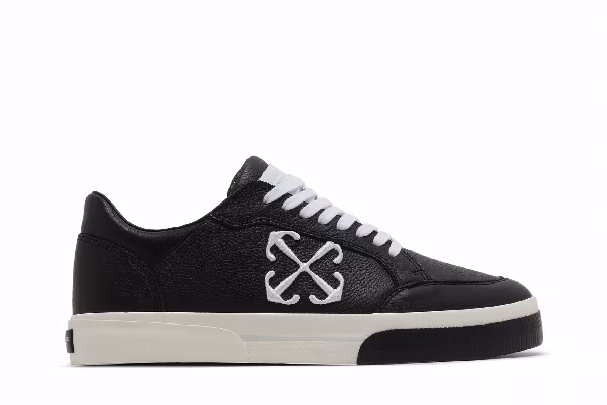 Off-White New Low Vulcanized Black White, view 2
