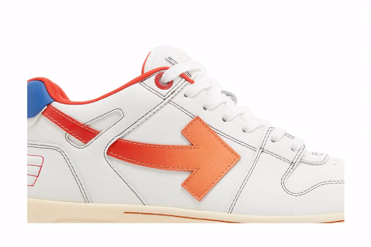 Off-White Out Of Office Contrast Stitching - White Red, view 3