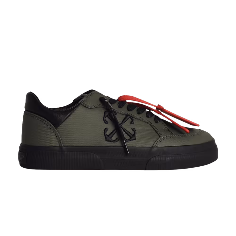Off-White New Low Vulcanized Military Green Black