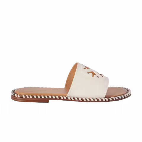 Off-White Wmns Twist Embossed Arrow Slides 'Off White Brown'