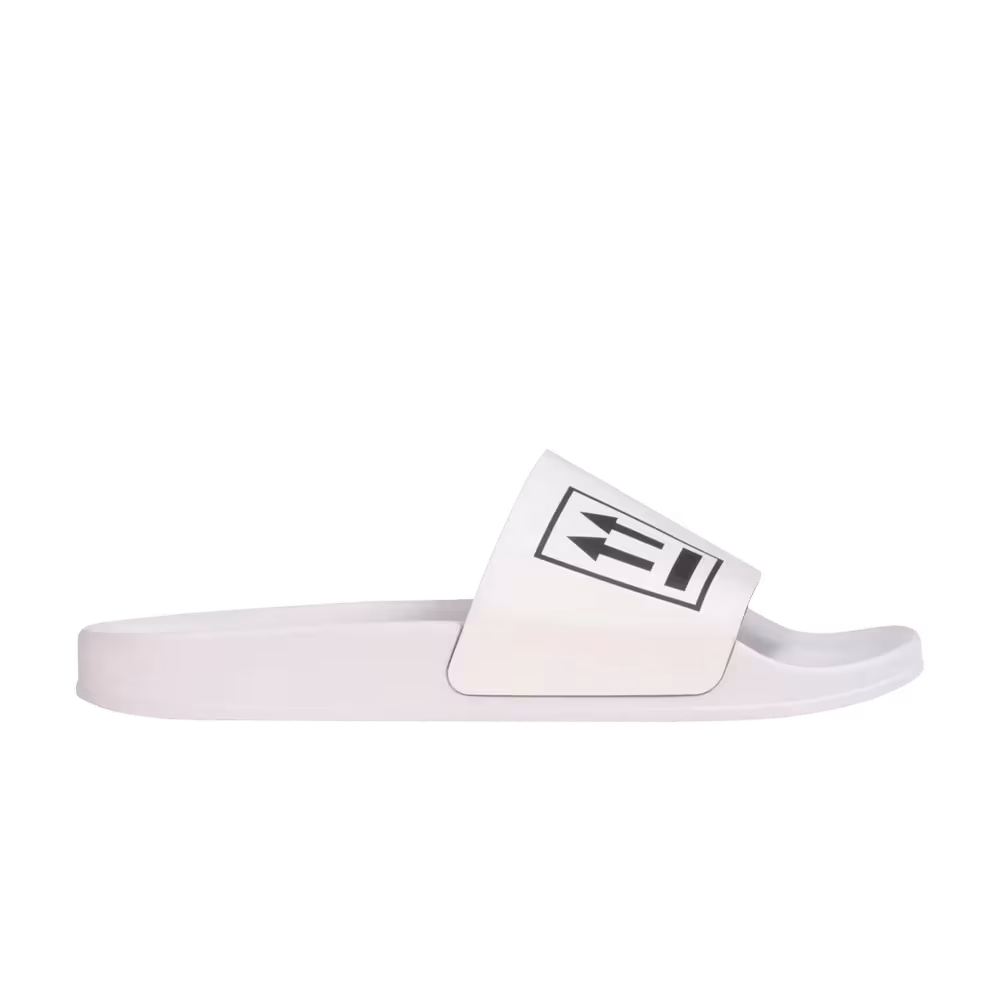 Off-White Sliders Double Arrows - White