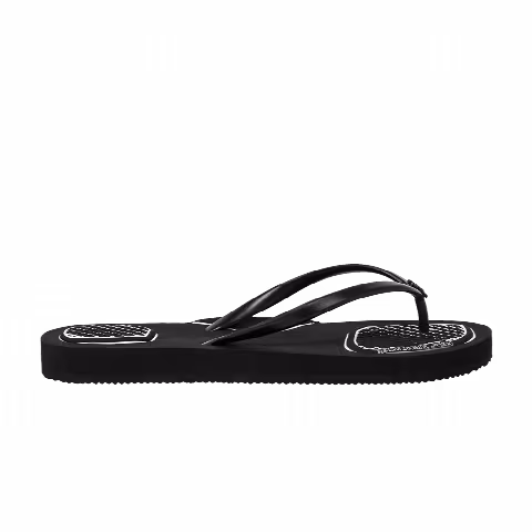 Off-White Wmns Plaque Flip Flops 'Black'
