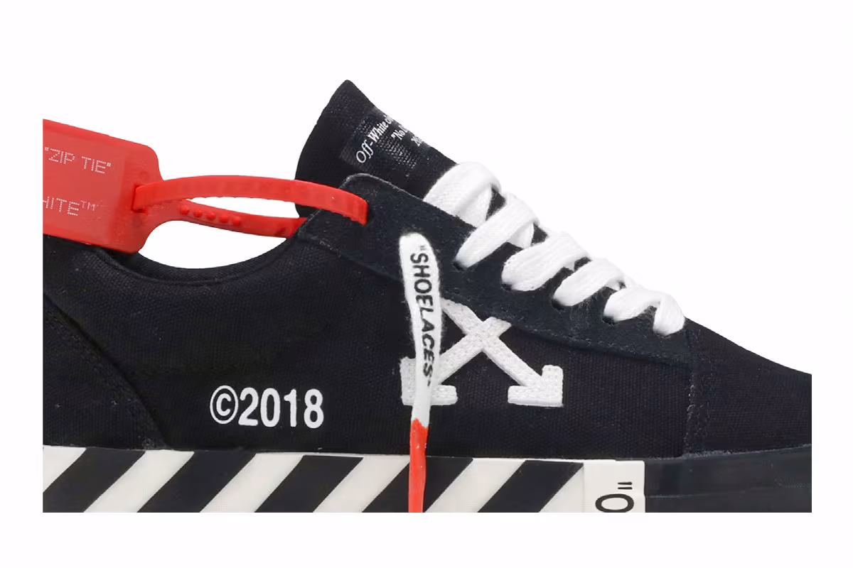 Off-White Women's Vulc Low Top Black, view 3