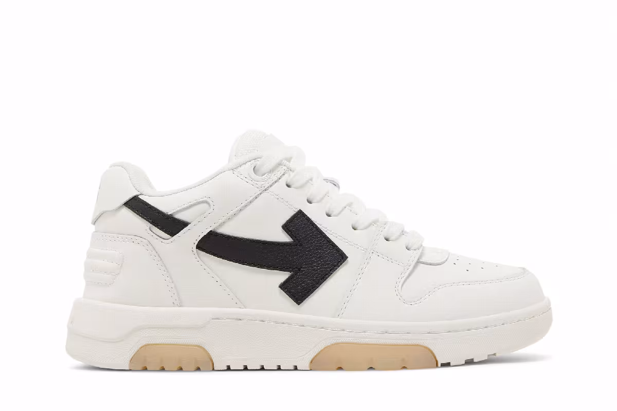 Off-White Women's Out of Office Low White Black, view 2