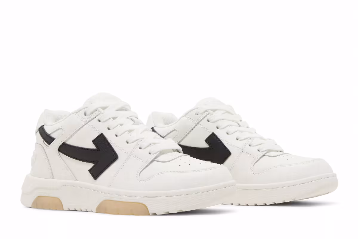 Off-White Women's Out of Office Low White Black, view 9