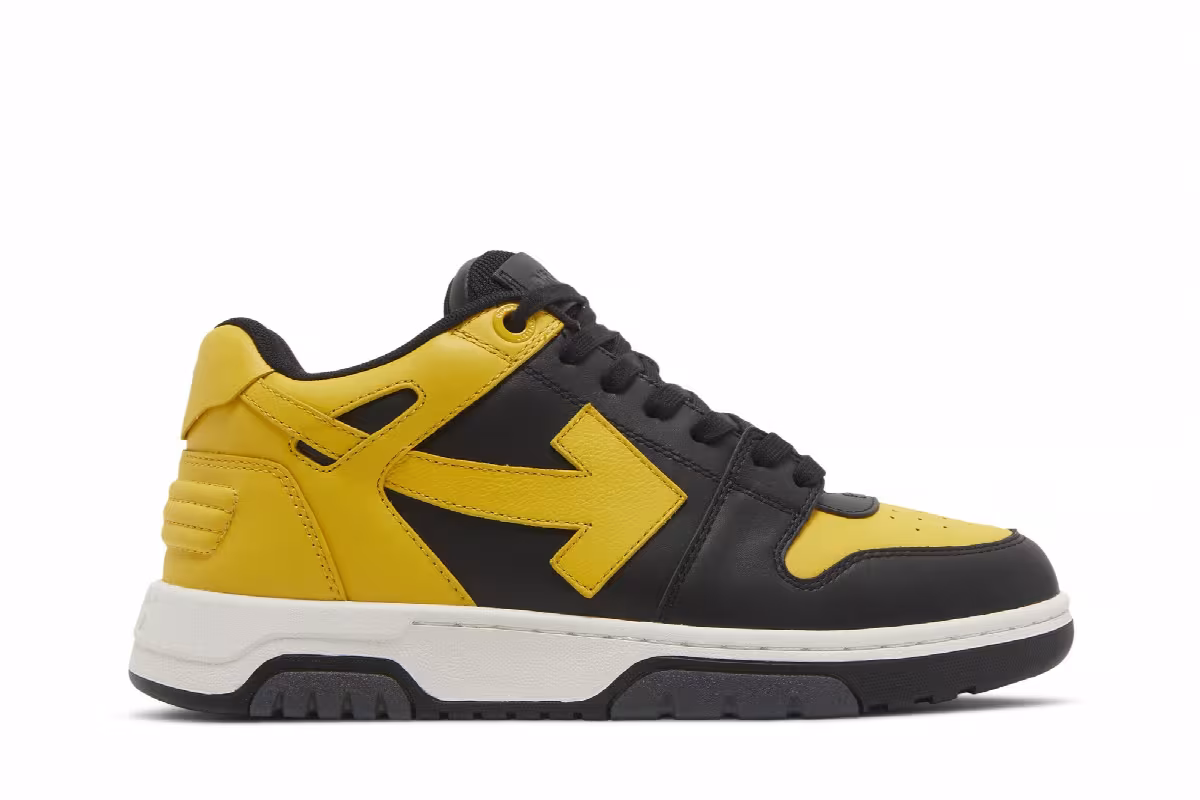 Off-White Out of Office Black Lemon Yellow, view 2